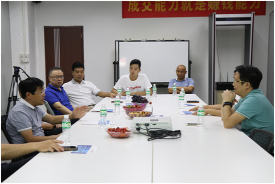 熱烈歡迎河南省鄧州市家鄉(xiāng)領(lǐng)導(dǎo)蒞臨善安公司參觀指導(dǎo)工作！